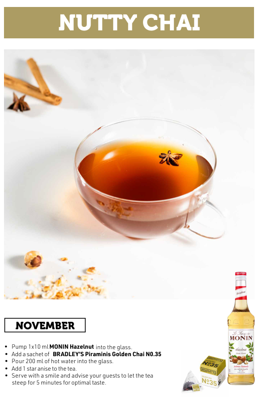 Bradley's theekalander - november - herfstinspiratie voor de horeca